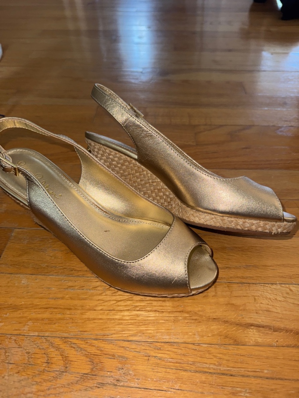 Lilly Pulitzer Wedge Slingback Heels